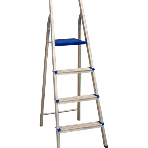 Escada Doméstica de Alumínio com 4 Degraus - Real Escadas