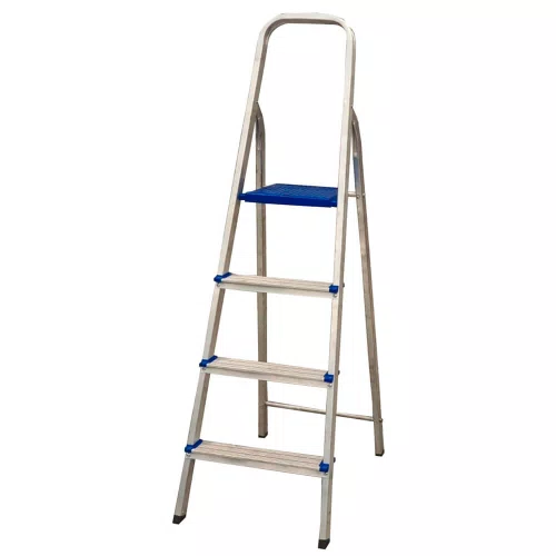 Escada Doméstica de Alumínio com 4 Degraus - Real Escadas