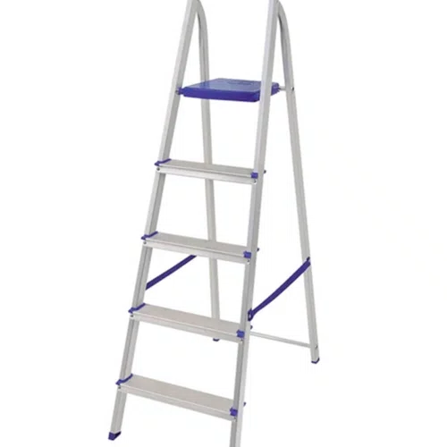 Escada Doméstica de Alumínio com 5 Degraus - Real Escadas