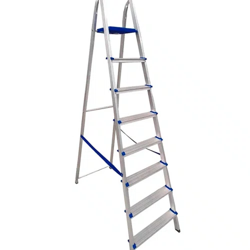 Escada Doméstica de Alumínio com 8 Degraus - Real Escadas