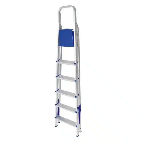 Escada Doméstica em Alumínio com 6 Degraus - Real Escadas