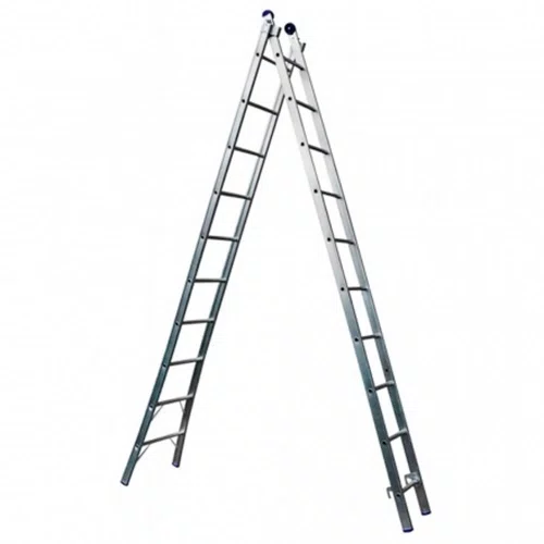 Escada Extensível Dupla de Alumínio com 10 Degraus - Real Escadas