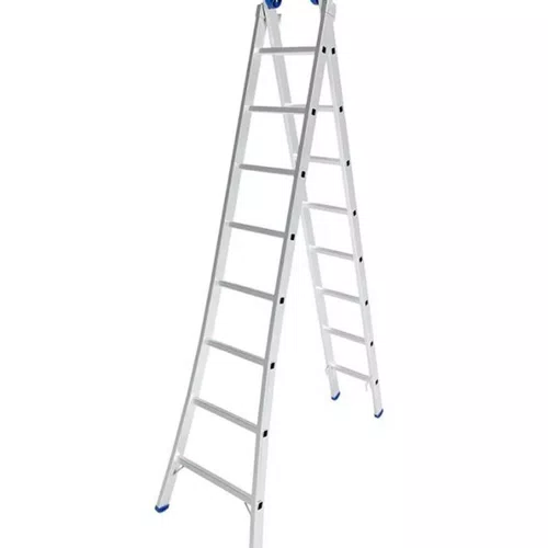 Escada Extensível Dupla de Alumínio de 8 Degraus - Real Escadas