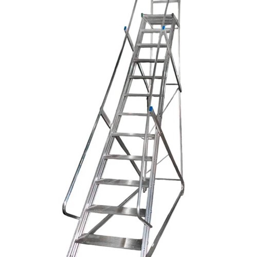 Escada Plataforma Trepadeira 11 Degraus 3m - Real Escadas