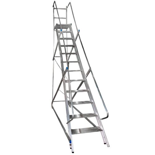 Escada Plataforma Trepadeira 11 Degraus 3m - Real Escadas