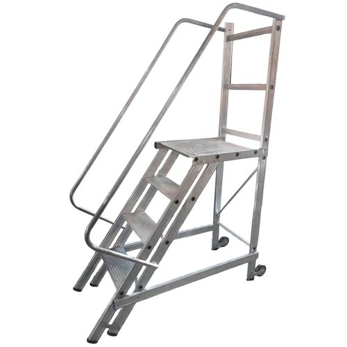 Escada Plataforma Trepadeira 3 Degraus 1m - Real Escadas Escada Plataforma Trepadeira 3 Degraus 1m - Real Escadas