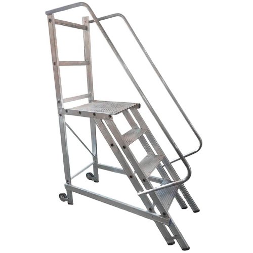 Escada Plataforma Trepadeira 3 Degraus 1m - Real Escadas