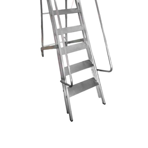 Escada Plataforma Trepadeira 5 Degraus 1,50m - Real Escadas