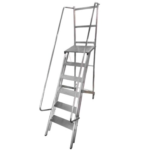 Escada Plataforma Trepadeira 5 Degraus 1,50m - Real Escadas