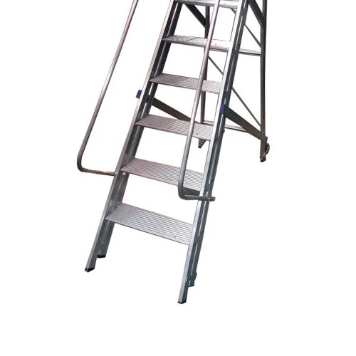 Escada Plataforma Trepadeira 6 Degraus 1,75m - Real Escadas