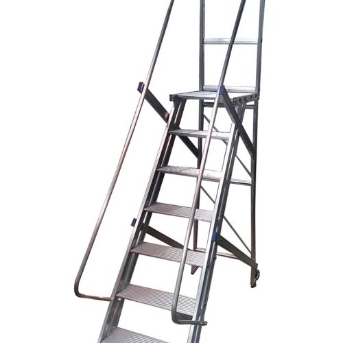 Escada Plataforma Trepadeira 6 Degraus 1,75m - Real Escadas