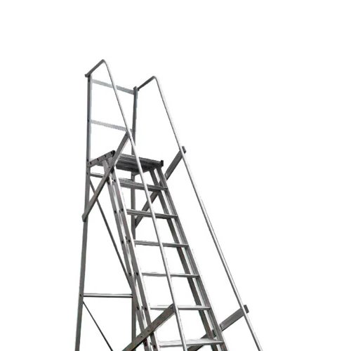 Escada Plataforma Trepadeira 9 Degraus 2,50m - Real Escadas