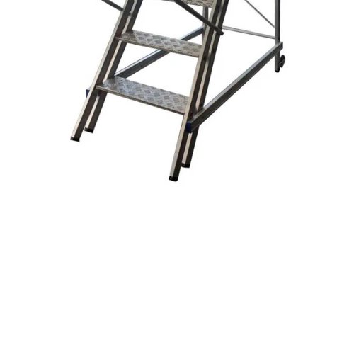 Escada Plataforma Trepadeira NR12 5 Degraus 1,5m - Real Escadas