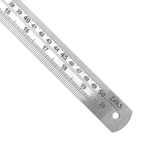 Escala de Aço Inox 500mm - 112.0003 - Zaas