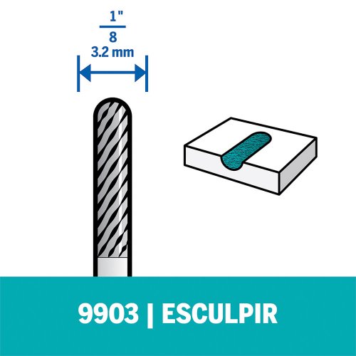 Escariador 1/8" (3,2 mm) Ref.: 9903 - Dremel
