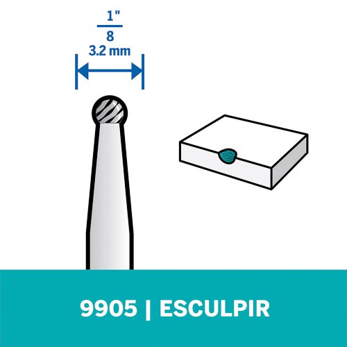 Escariador 1/8" Sub Ref.: 9905 - Dremel