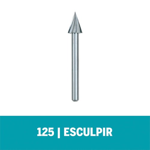 Escariador Conico 1/4" REF 125 - Dremel