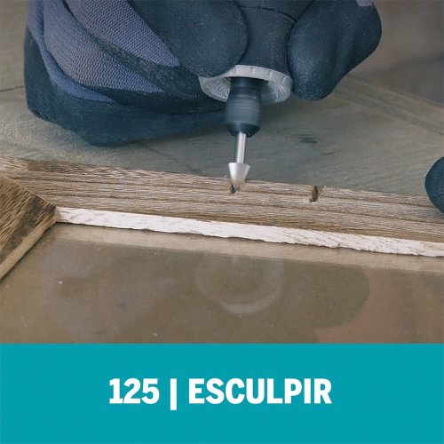 Escariador Conico 1/4" REF 125 - Dremel