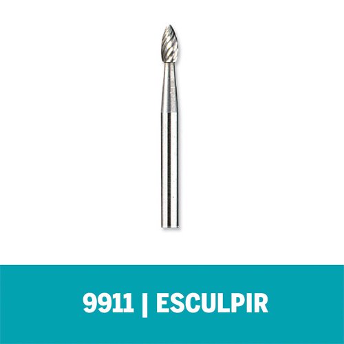 Escariador de Metal Duro com Ponta Ref.: 9911 - Dremel