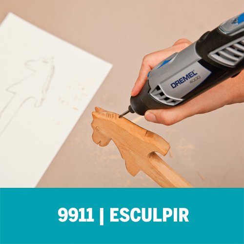Escariador de Metal Duro com Ponta Ref.: 9911 - Dremel