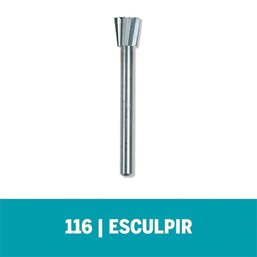 Escariador Inclinado 6,3MM HSS Ref.116 - Dremel
