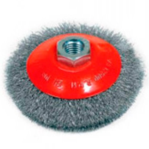 Escova Cônica Aço Ondulada D100 ESP20 M14 - Abrasfer