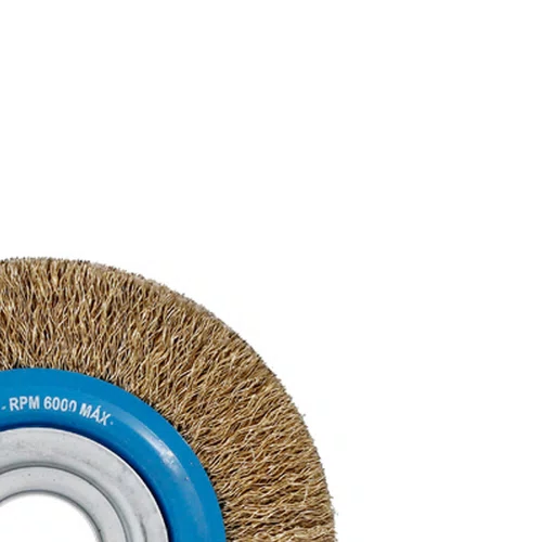 Escova de Aço Circular Ondulada Aço Carbonato Latonado - Norton