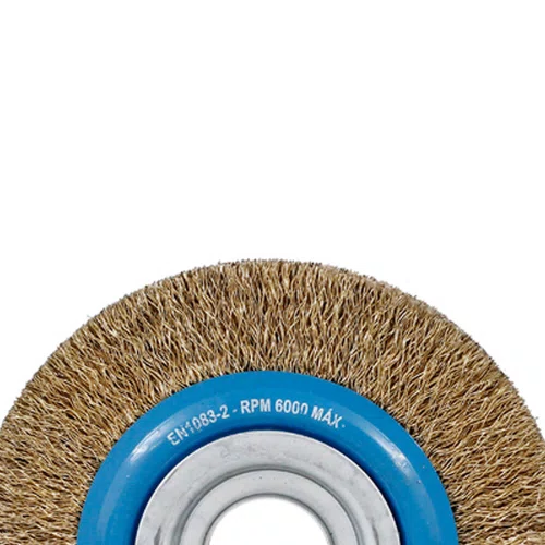 Escova de Aço Circular Ondulada Aço Carbonato Latonado - Norton