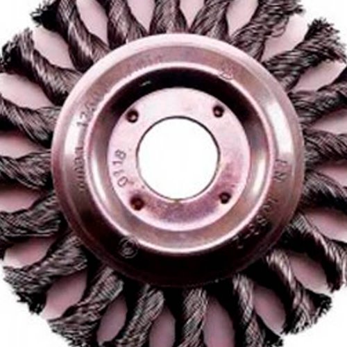 Escova de Aço Trançado 115 Inox - Abrasfer