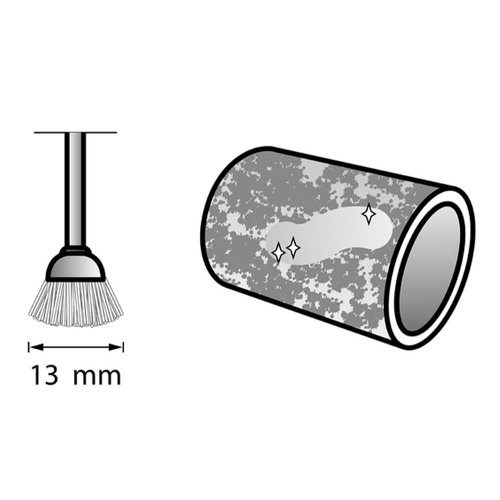 Escova de Latão Copo 1/2" Ref.: 536 - Dremel