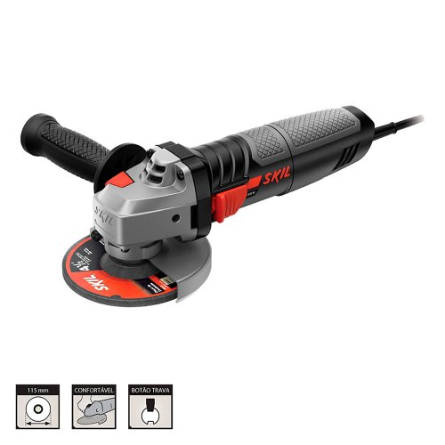 Esmerilhadeira 4.1/2" 9004 + 5 Discos - Skil