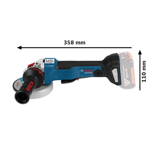 Esmerilhadeira Angular à Bateria GWS 18V-10 PC - Bosch