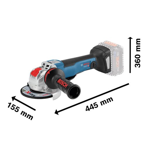 Esmerilhadeira Angular GWX 18V-10 PC - Bosch