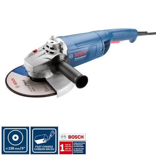 Esmerilhadeira Angular GWS 2200-230 Vulcano 2200W 220V - Bosch
