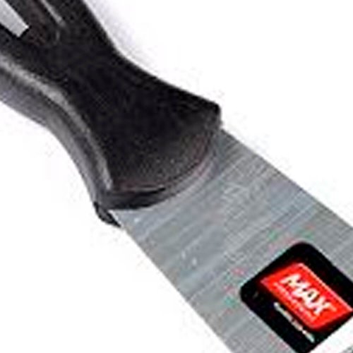 Espátula Cabo Plástico Preto 4cm Aço - Max Ferramentas