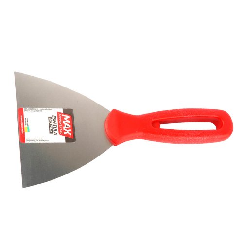 Espátula de Aço Inox com Cabo de Plástico 8cm - Max Ferramentas