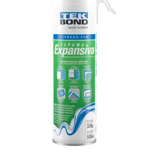 Espuma Poliuretano Expansiva 320G/500ML - Tekbond