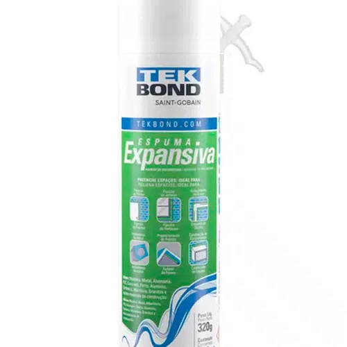 Espuma Poliuretano Expansiva 320G/500ML - Tekbond
