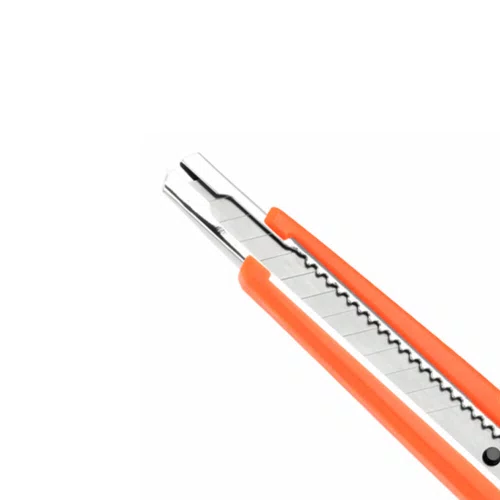 Estilete Lâmina Retrátil 9mm com Ponta de Metal - Sparta