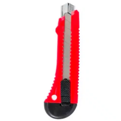Estilete Profissional Retrátil Ponta Metal 18mm Comprimento 131mm - MTX