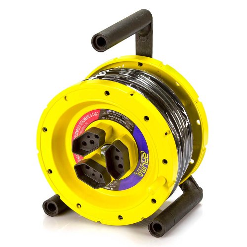 Extensão Carretel Cabo PP 3 x 1,0 20 metros - EX-31020 - Brumaplastic
