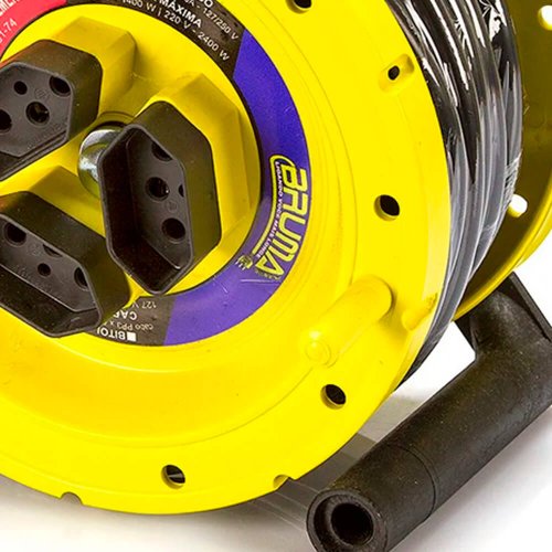 Extensão Carretel Cabo PP 3 x 1,0 20 metros - EX-31020 - Brumaplastic