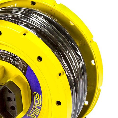 Extensão Carretel Cabo PP 3 x 1,0 20 metros - EX-31020 - Brumaplastic