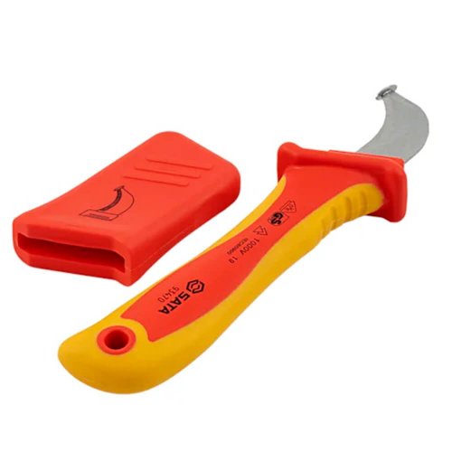 Faca Curva Isolada Desencapador de Cabos VDE - Sata