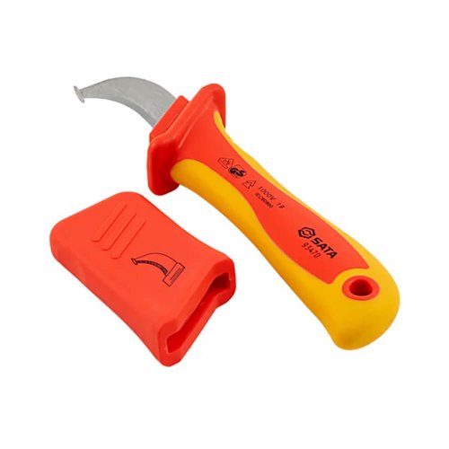 Faca Curva Isolada Desencapador de Cabos VDE - Sata