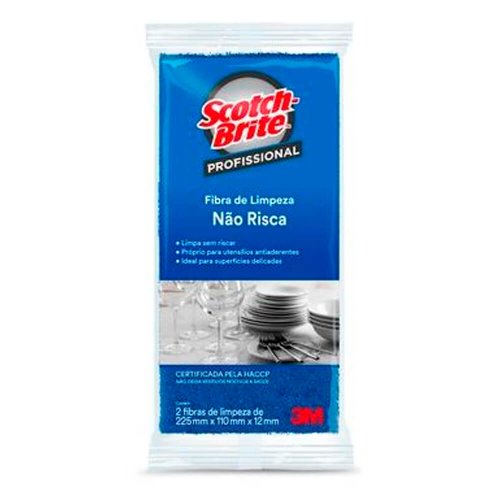 Fibra de Limpeza Não Risca Azul Scotch Brite - 3M