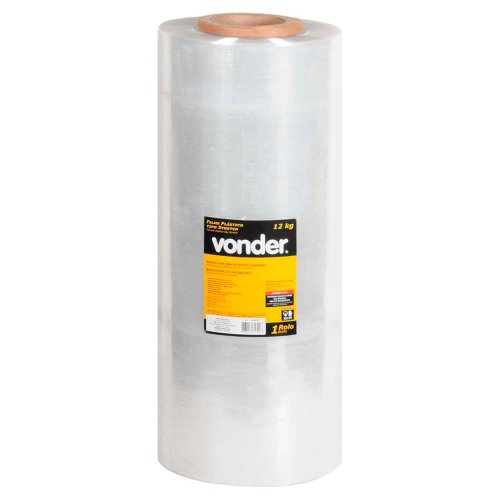 Filme Plástico Stretch 500mm x 870m 12kg - Vonder
