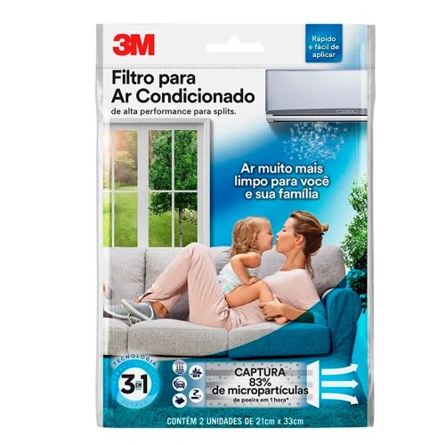 Filtro de Ar Condicionado com 2 unidades - 3M