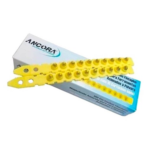Fincapino Magnetizado Amarelo 27 com 100 peças para Pistola FAI72N - Âncora