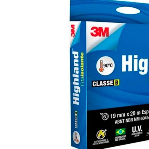 Fita Adesiva Isolante Highland 19mm x 20m - 3M